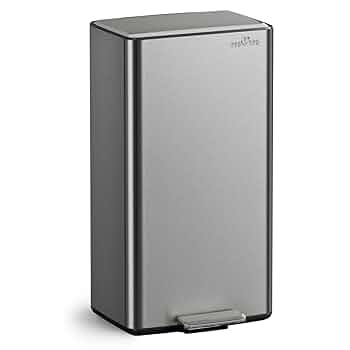 Amazon｜mVm ゴミ箱 40L ダストボックス ステンレス ペダル式